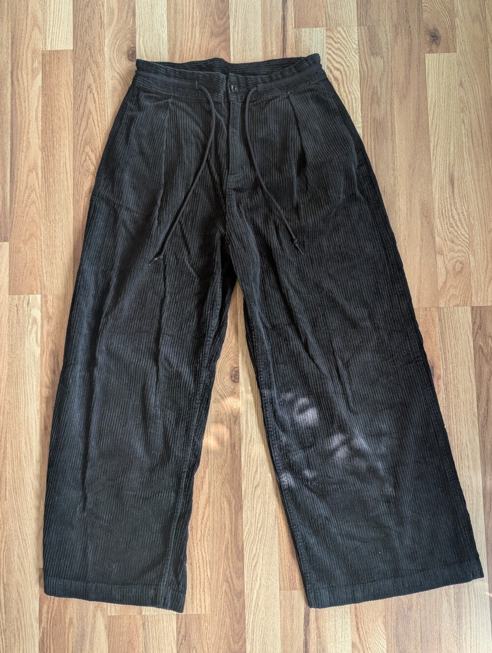black corduroy pants